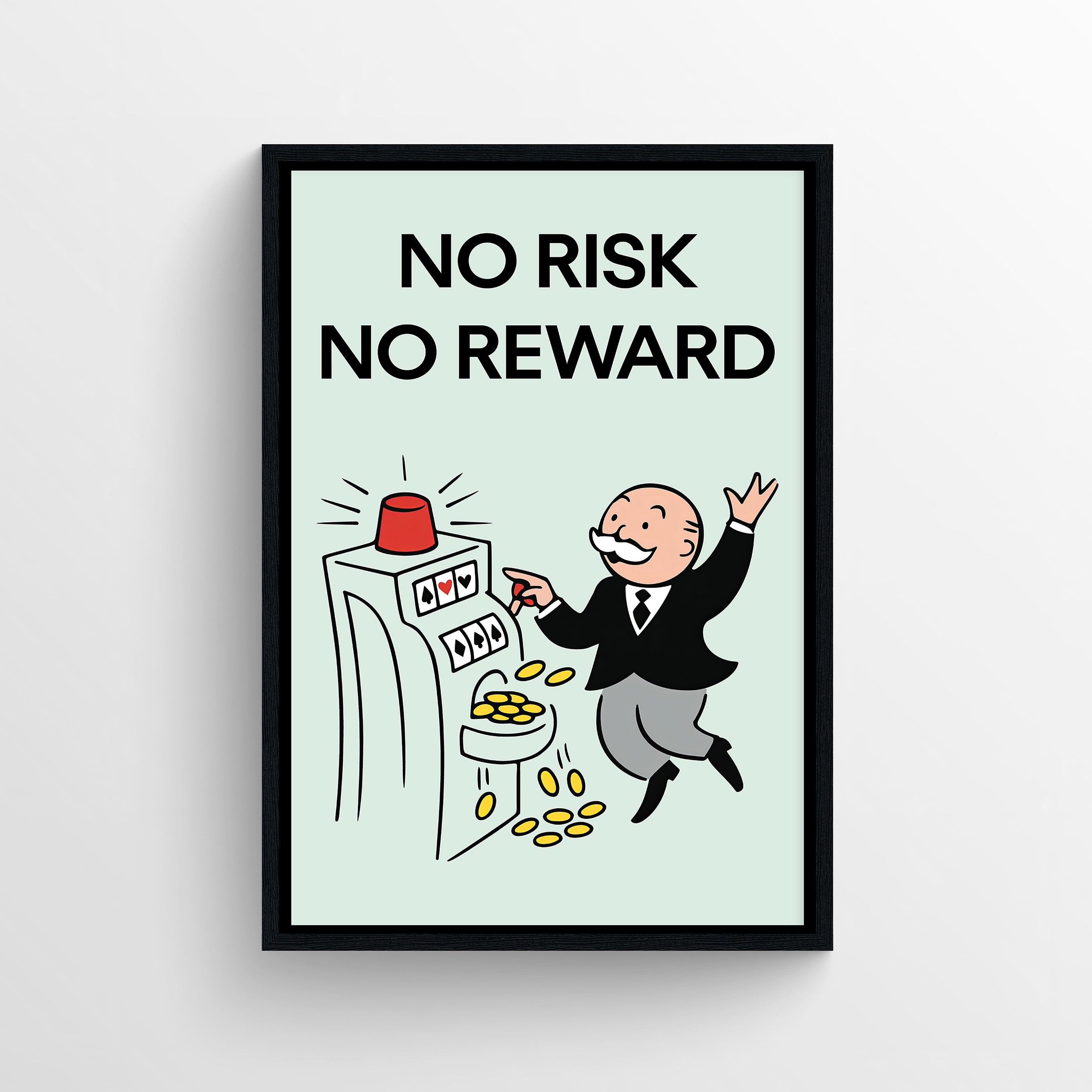 Risk & Reward Monopoly Poster