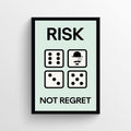 Risk the Roll Monopoly Poster