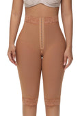 SHAPSHE Womens Compression Leggings High Compression Butt Lifter body Shaper Seamless Tummy Control waist shaper Leggings High Waisted Thigh Slimmer Tummy Shaper with Hook and Eyes Coffee