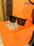 Lux Oversized Vintage D Shape Glasses