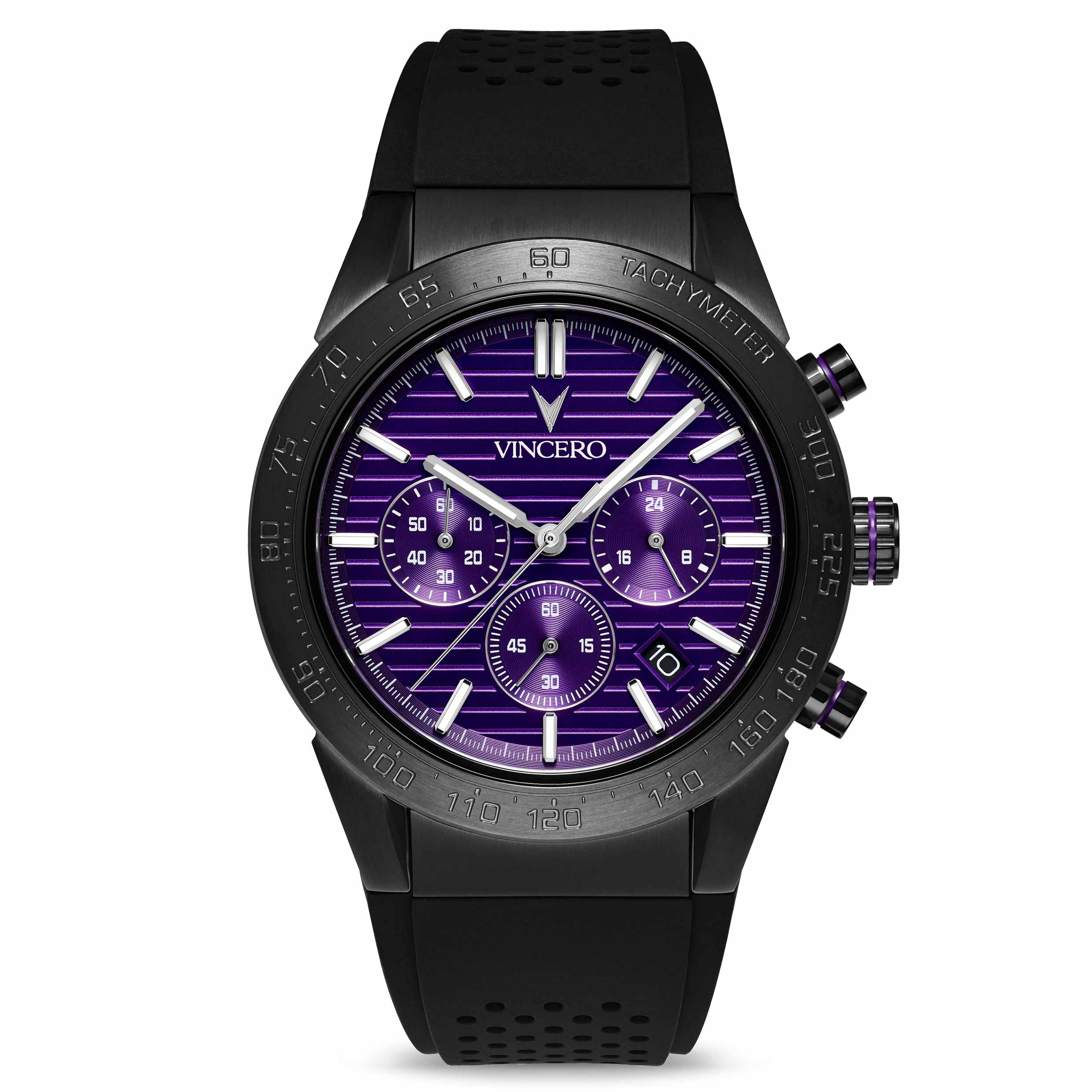The Rogue PRPL watch with 43mm face and distinct bold design
