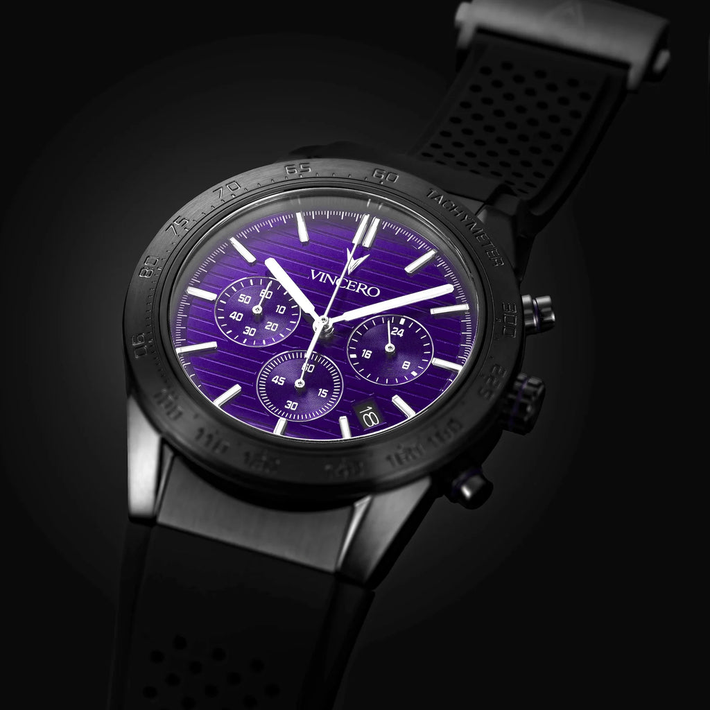 The Rogue PRPL Premium Chronograph Watch 43mm Bold Design