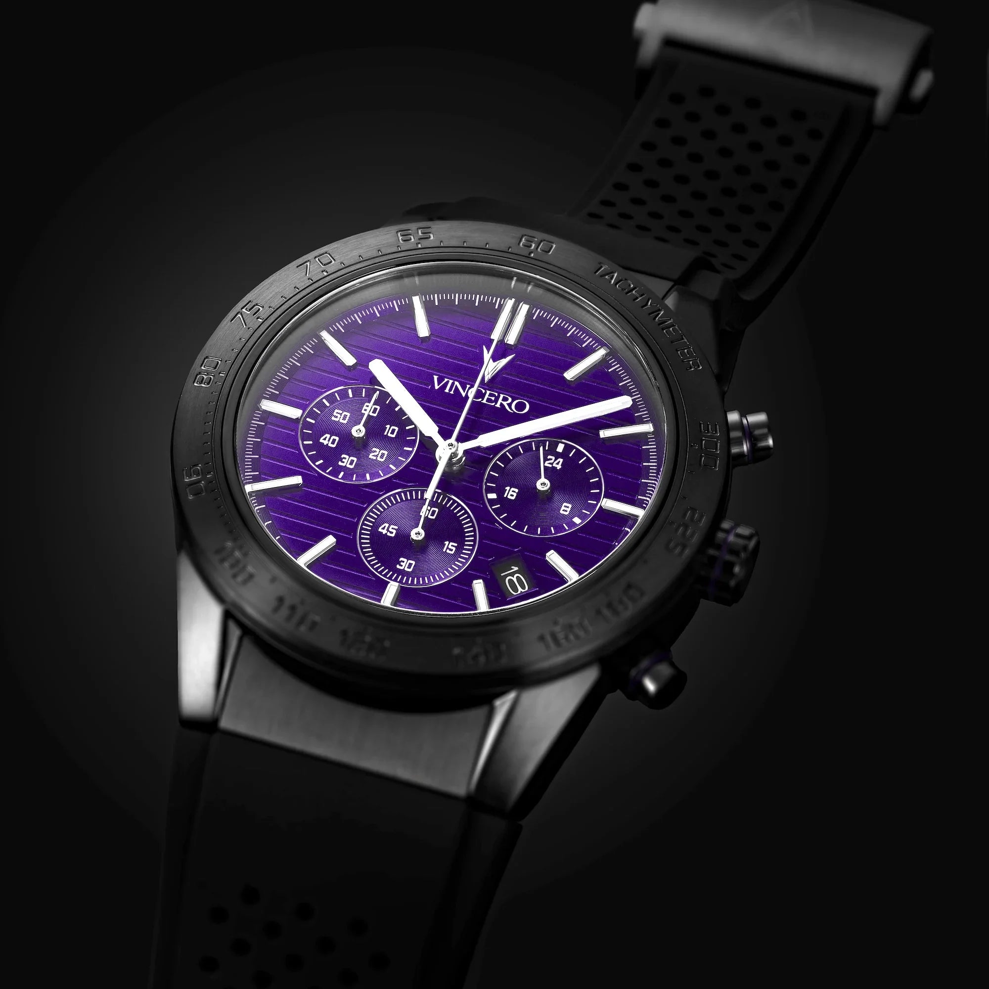 The Rogue PRPL Premium Chronograph Watch 43mm Bold Design
