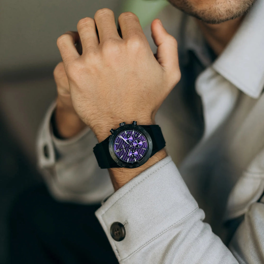 The Rogue PRPL Premium Chronograph Watch 43mm Bold Design