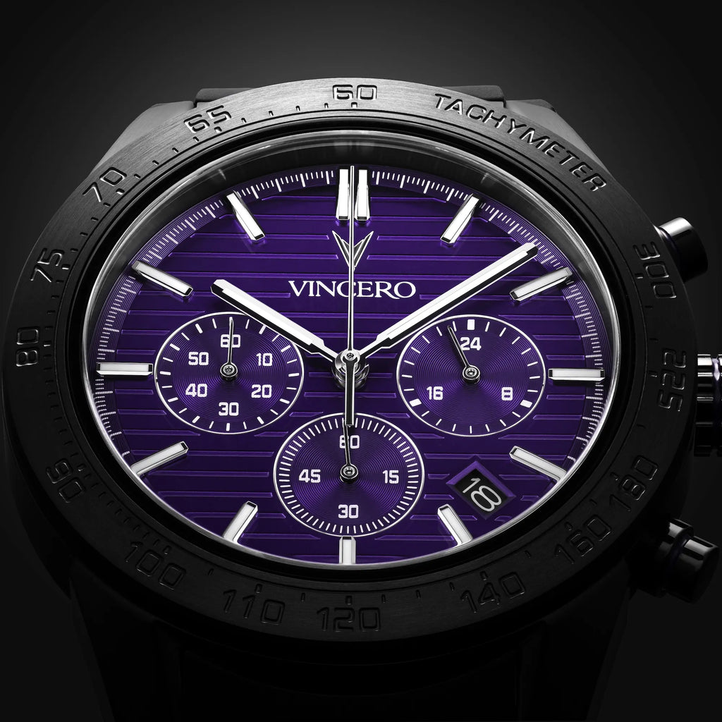 The Rogue PRPL Premium Chronograph Watch 43mm Bold Design