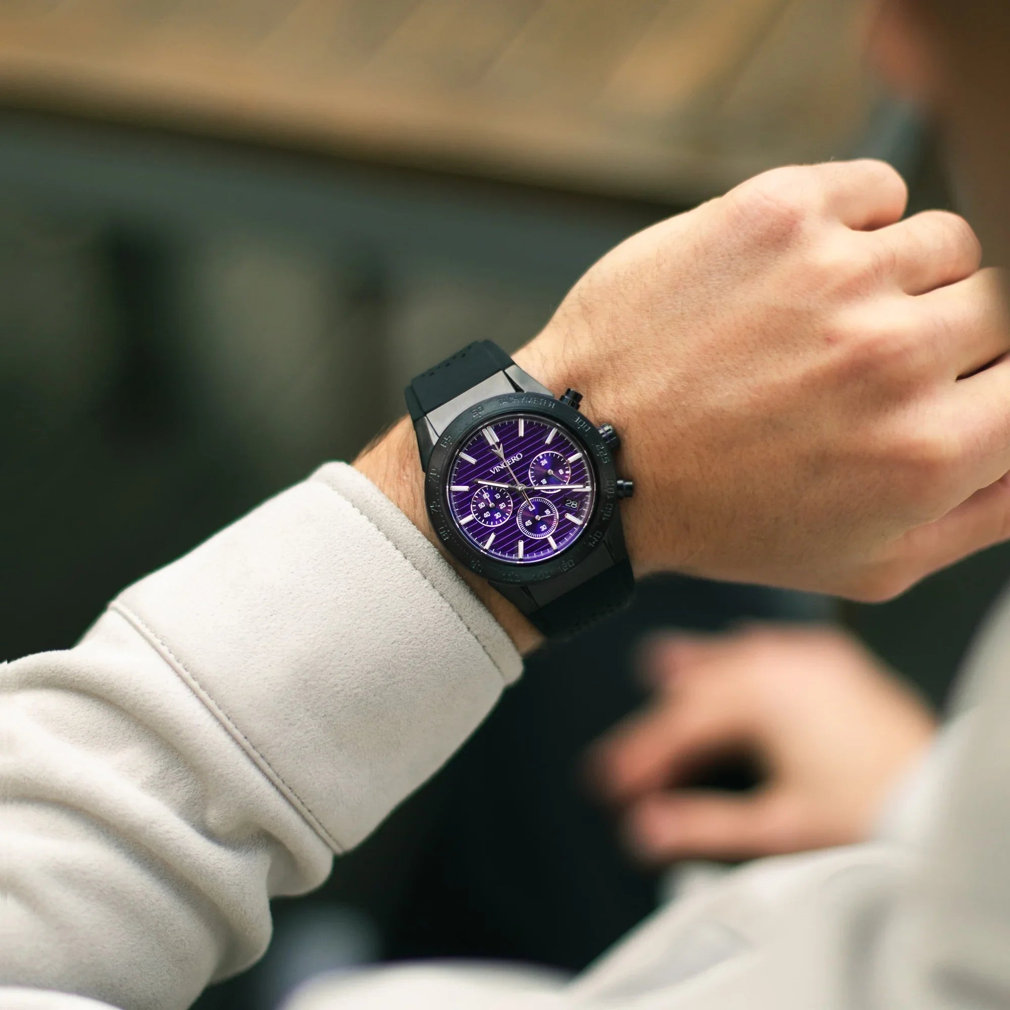 The Rogue PRPL Premium Chronograph Watch 43mm Bold Design