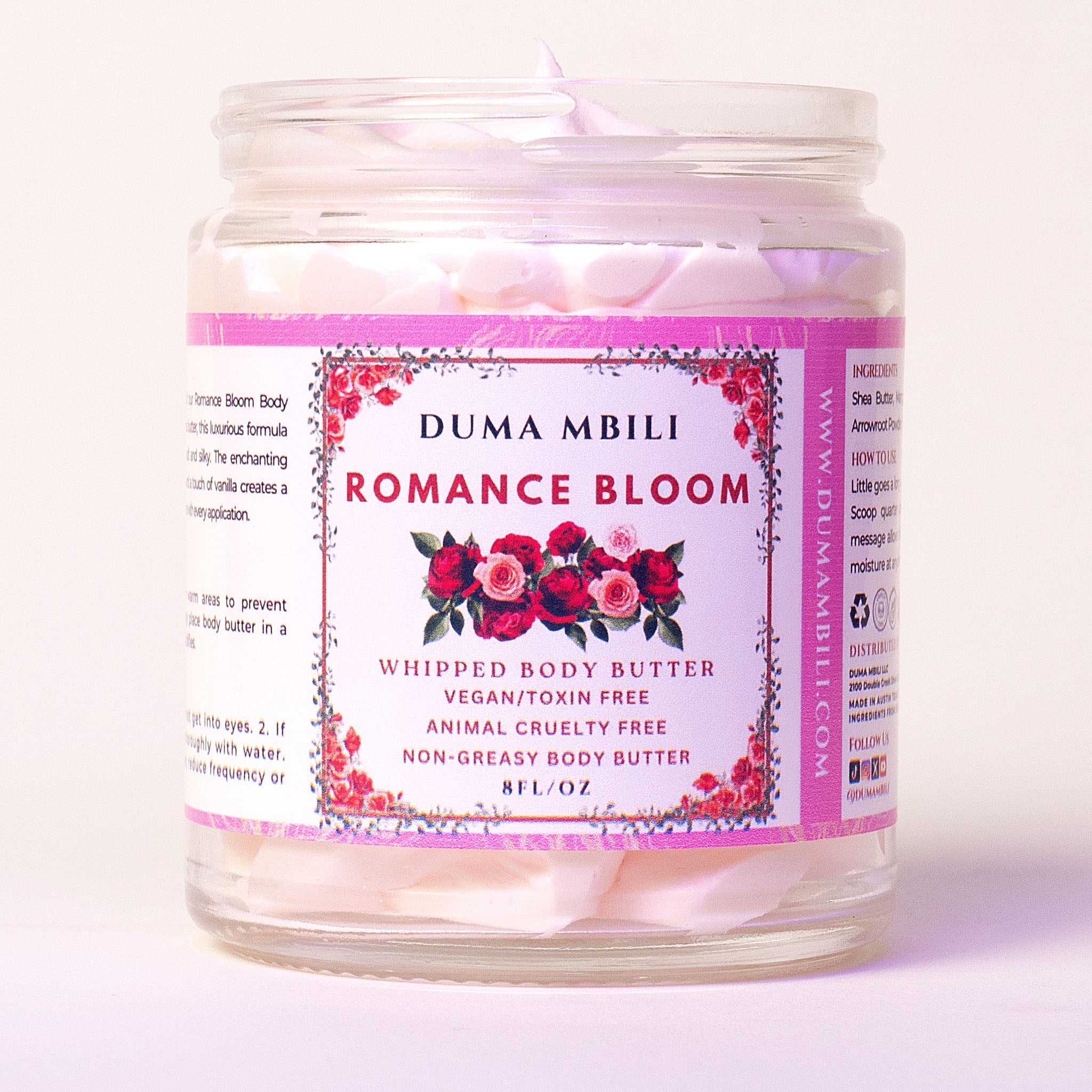 Romance Bloom Body Butter – Fresh Rose Scented