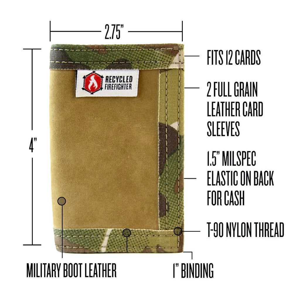 Rookie Wallet Combat Boot Leather Edition Minimalist Bifold