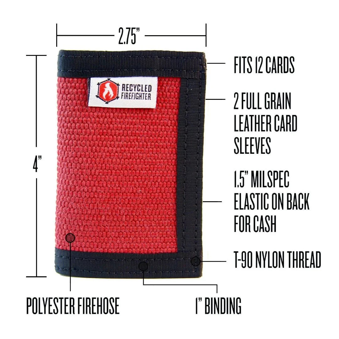 Firehose Edition Minimalist Front Pocket Bifold Wallet