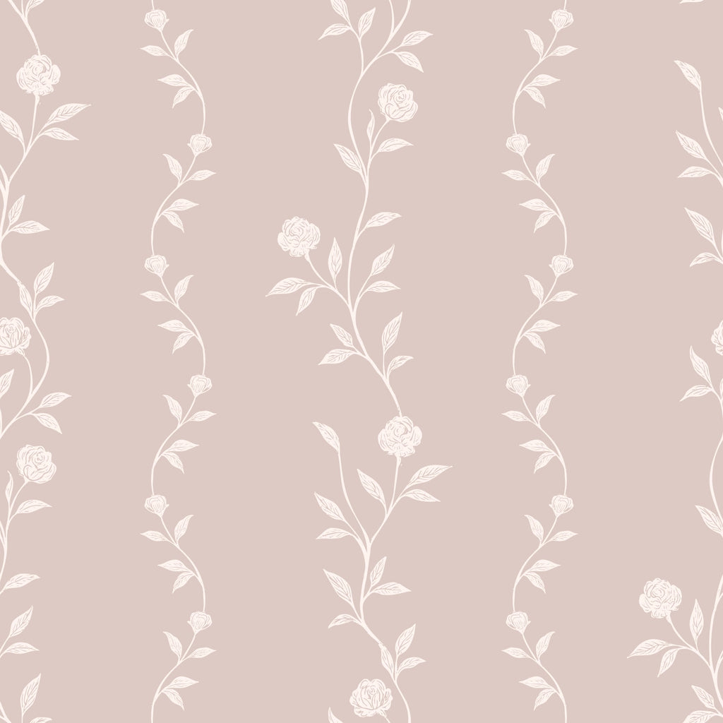 Rosalee Peel and Stick Removable Wallpaper by The Feral Flower