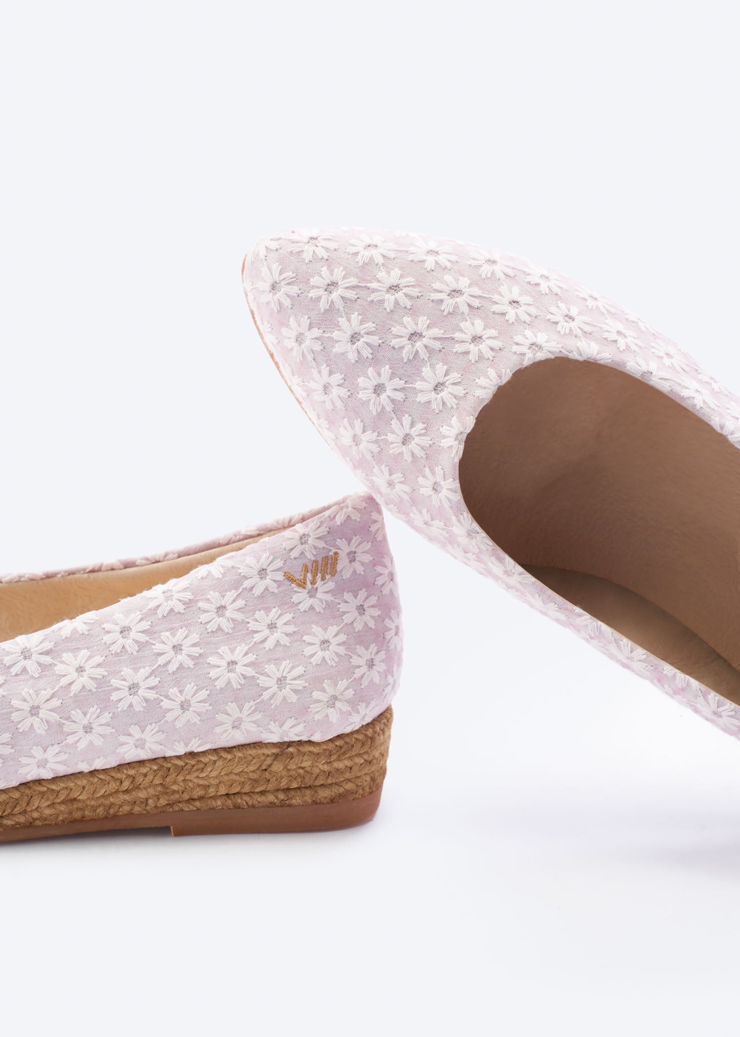 Rubina Premium Fabrics Canvas Espadrille Flats