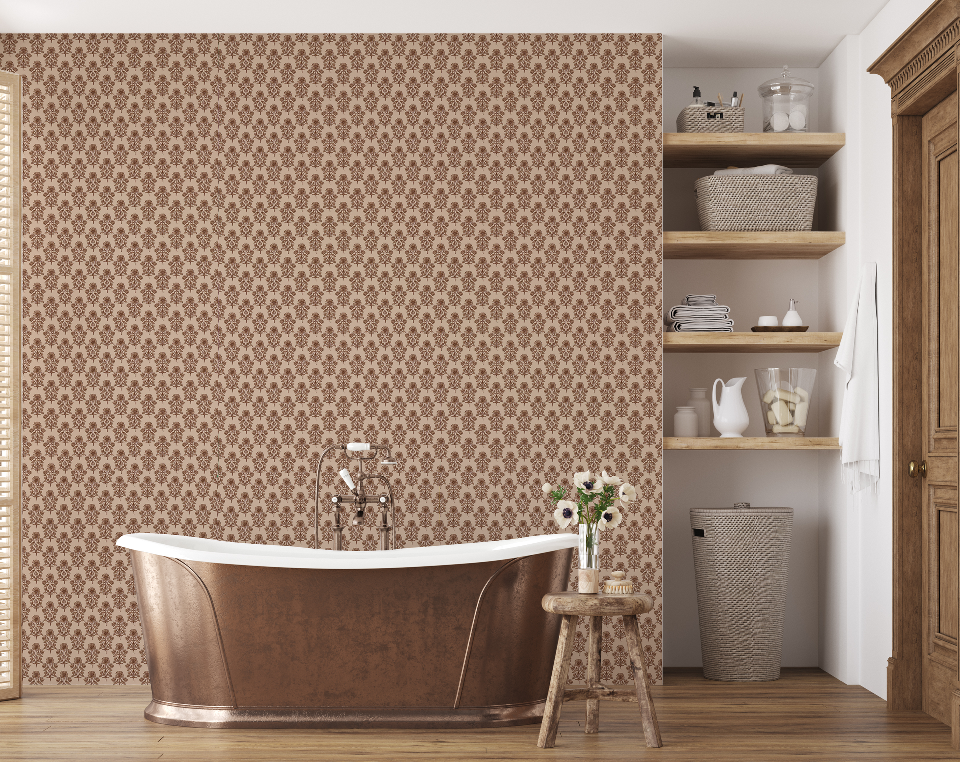 Jones Removable Peel and Stick Wallpaper by Taddy Mikelaites