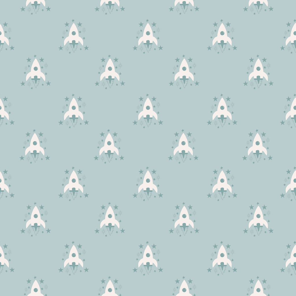 Ryan Geometric Removable Wallpaper in Mint, Lavender and Navy