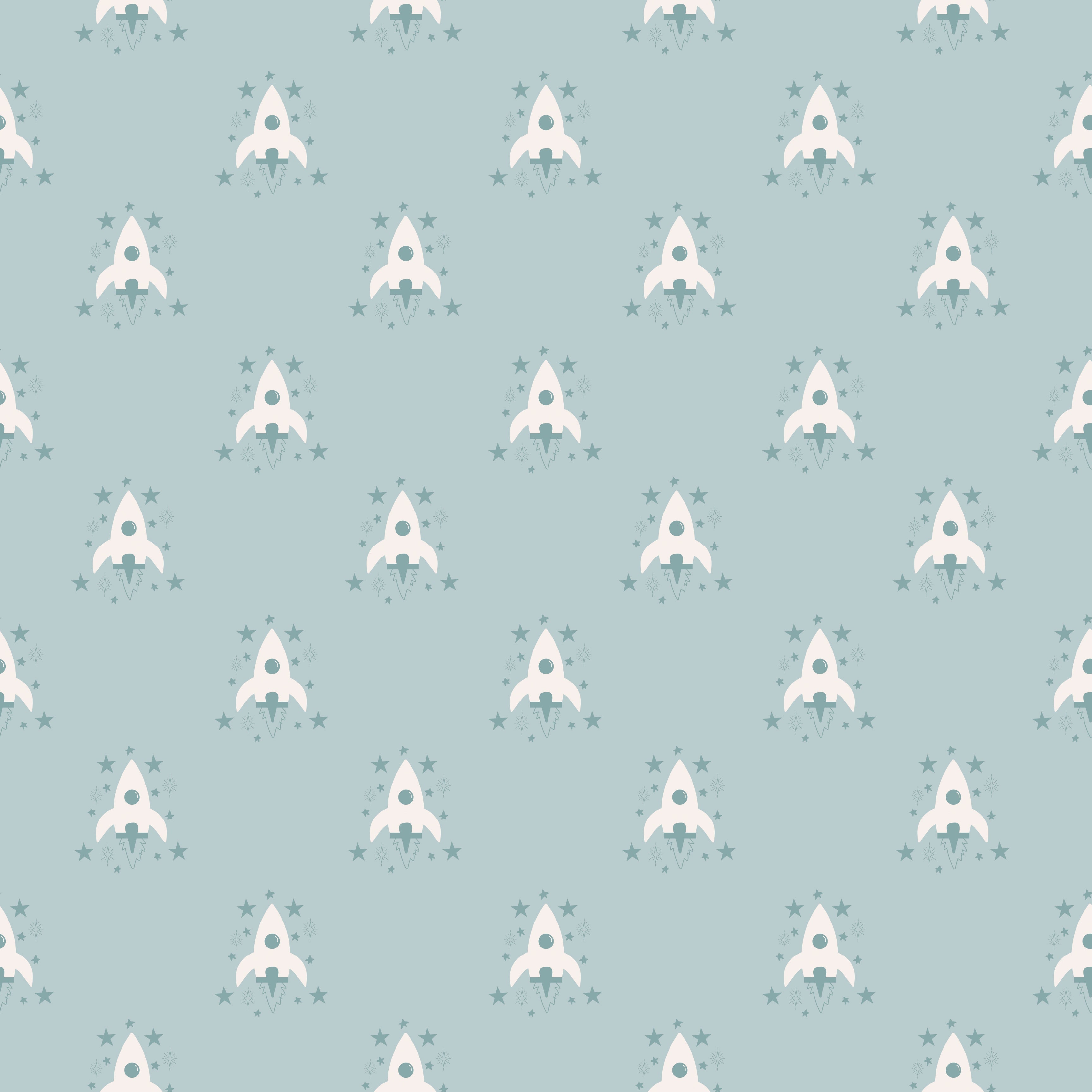 Ryan Geometric Removable Wallpaper in Mint, Lavender and Navy