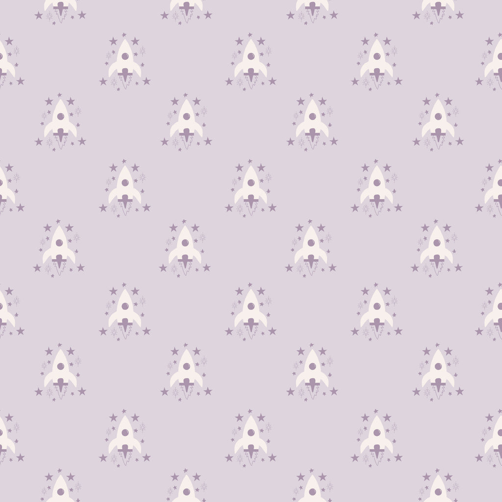 Ryan Geometric Removable Wallpaper in Mint, Lavender and Navy