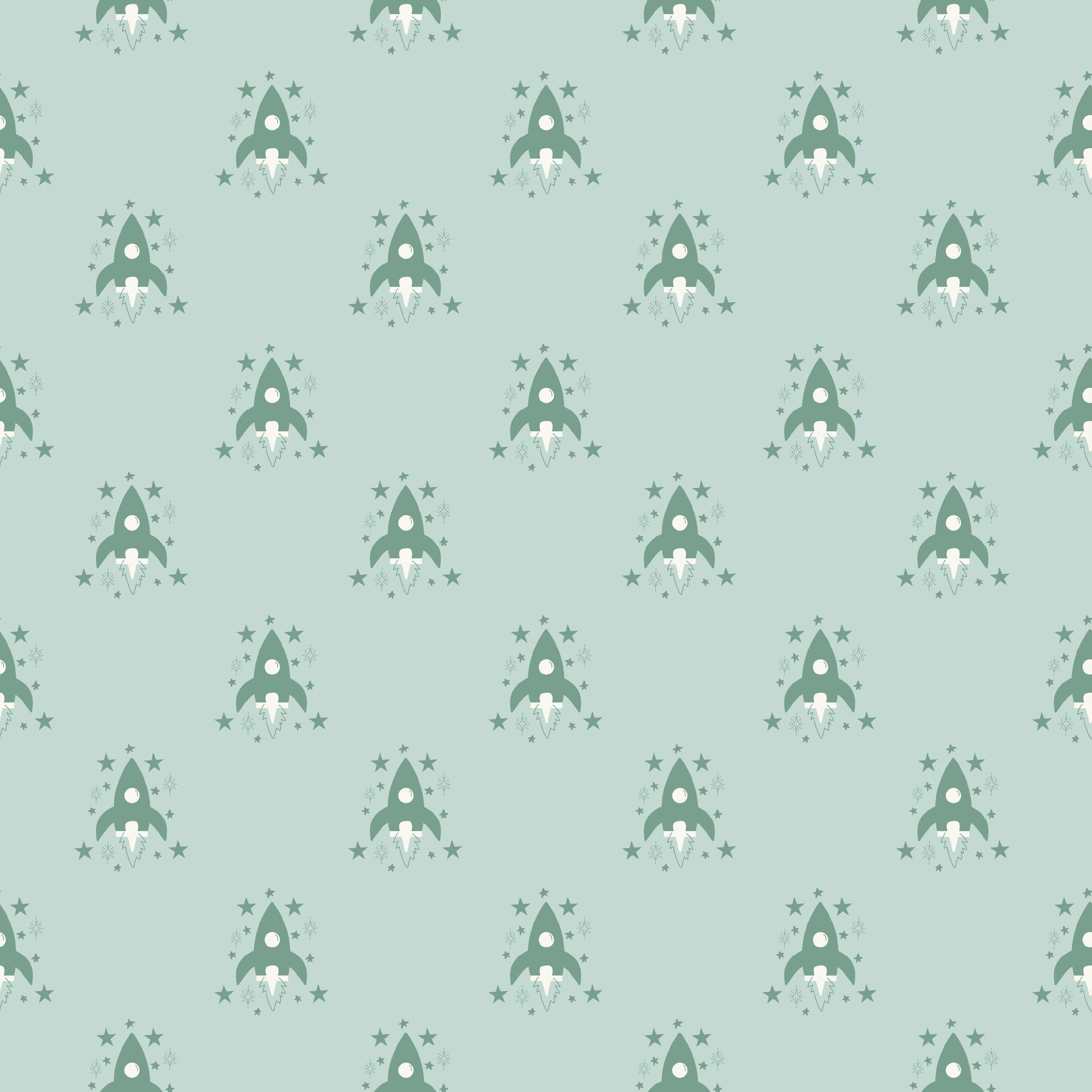 Ryan Geometric Removable Wallpaper in Mint, Lavender and Navy