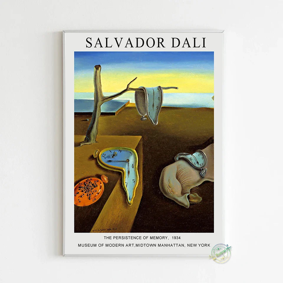 Salvador Dali Surrealism Poster Wall Art Canvas Painting Posters And Print Picture For Living Room Home Decoration Gift