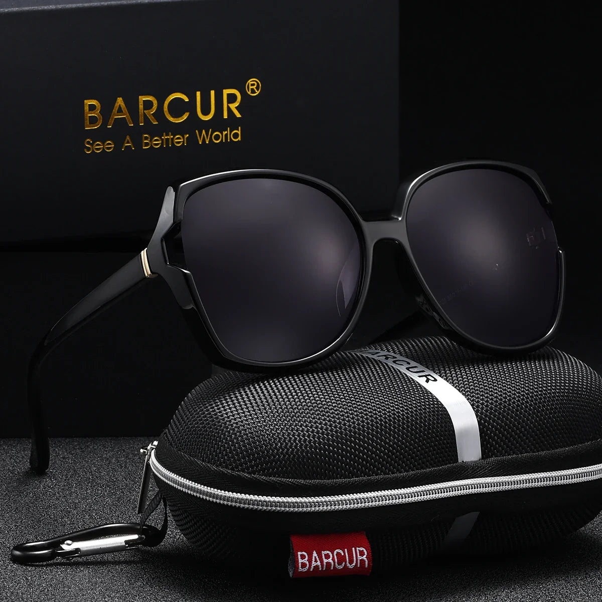 Oversized Square Polarized Sunglasses for Streetwear Style