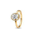 925 Silver Gold Color Heart Stone Rings Ring New Hot Selling Gold Color Rings Suitable For Any Occasion  DIY Birthday Gift