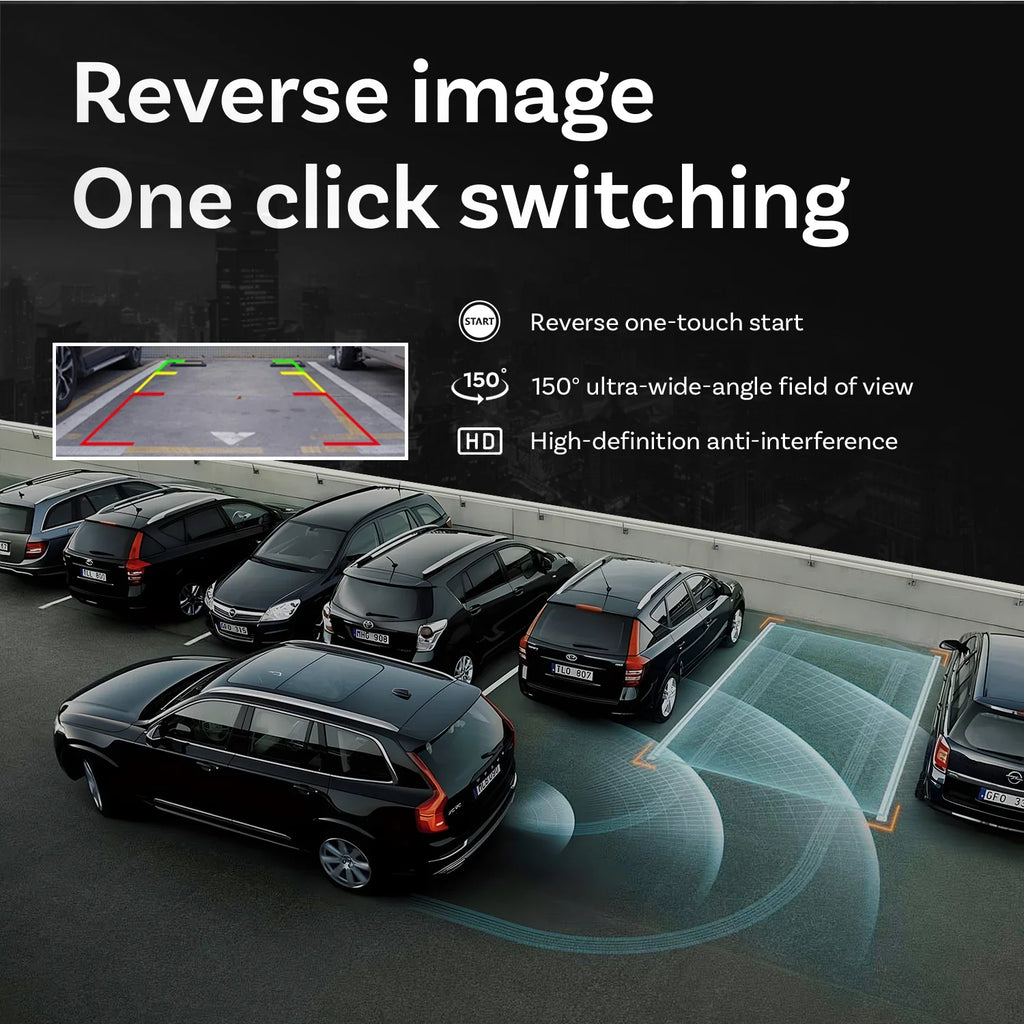 9 Inch Portable Wireless CarPlay Screen, Apple CarPlay and Android Auto Touch Display