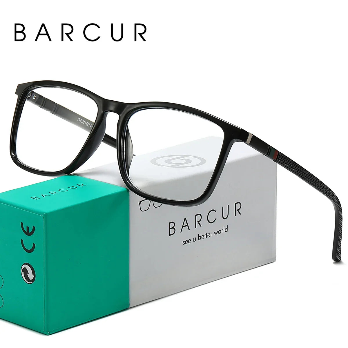 Unisex Rectangle Reading Glasses - Lightweight Classic Eyewear