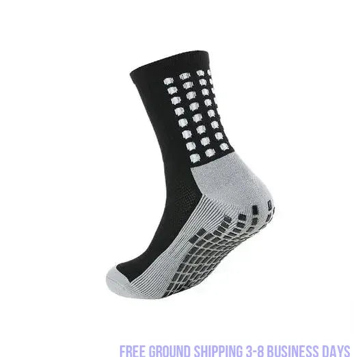 Grip Sports Socks Set of 5 Anti-Slip for Football, Soccer & Cycling Ship from USA