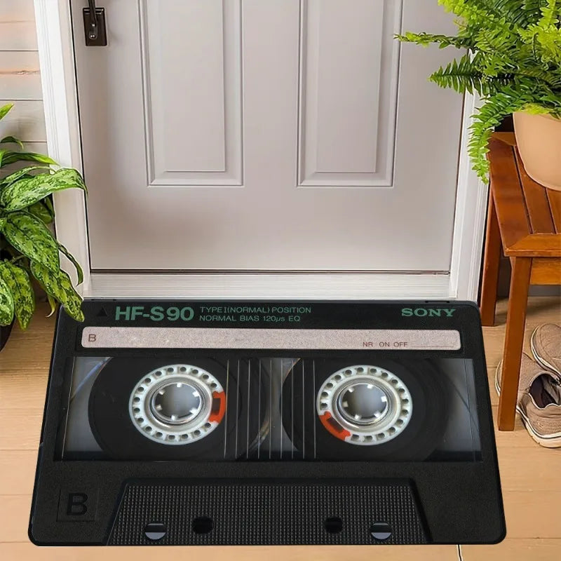 Carpet Optical Illusion Mat Infinite Tunnel Rug 3D Visual Door Mat Entrance Floor Mat Home Decoration Indoor Outdoor Use Fashion