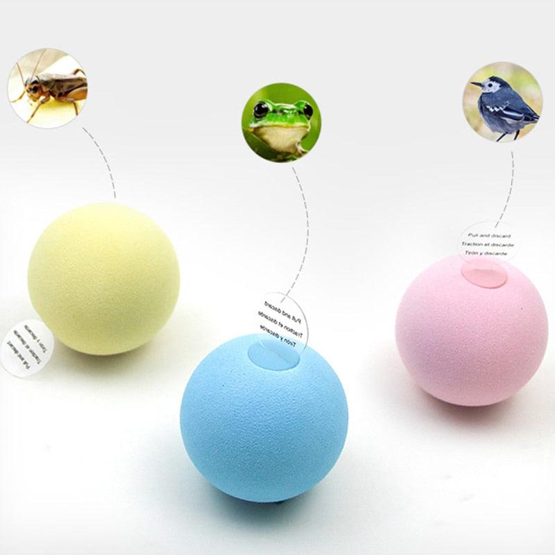 Smart Interactive Cat Toy Gravity Ball with Realistic Animal Sounds