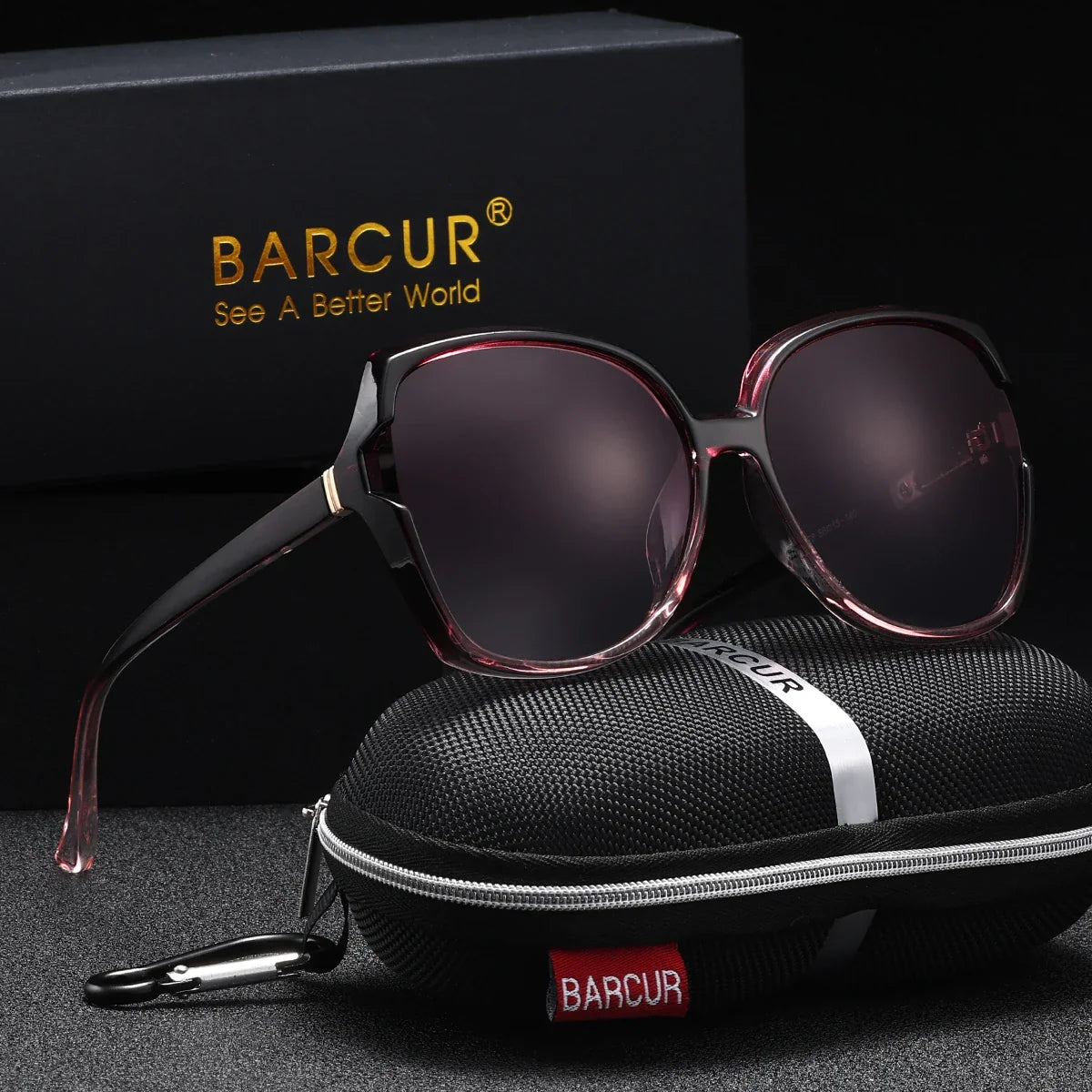 Oversized Square Polarized Sunglasses for Streetwear Style