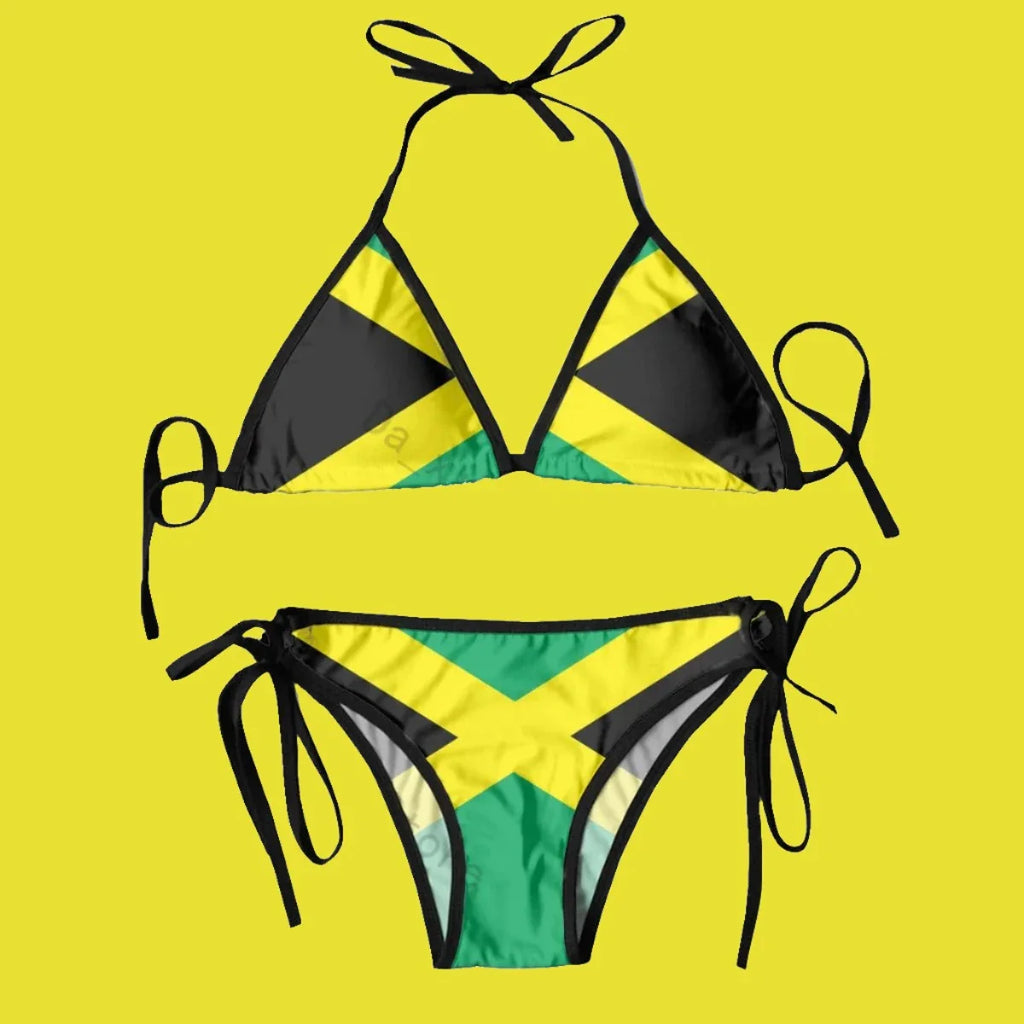 Jamaican Flag two piece swimsuit