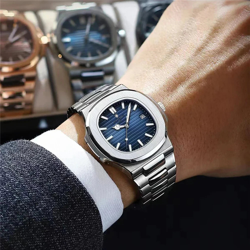 New Fashion Quartz Wristwatches Gifts For Man Classic Style Sports Date Digital Clock Men Luxury Watch Automatic Watches Mens