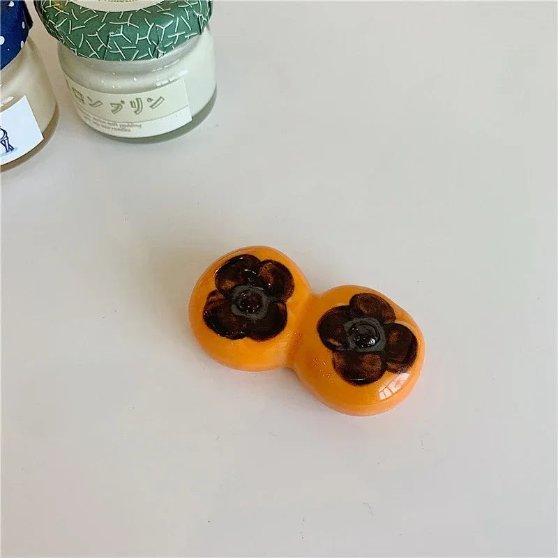 Ceramic Food Shaped Decorative Chopsticks Holder Set