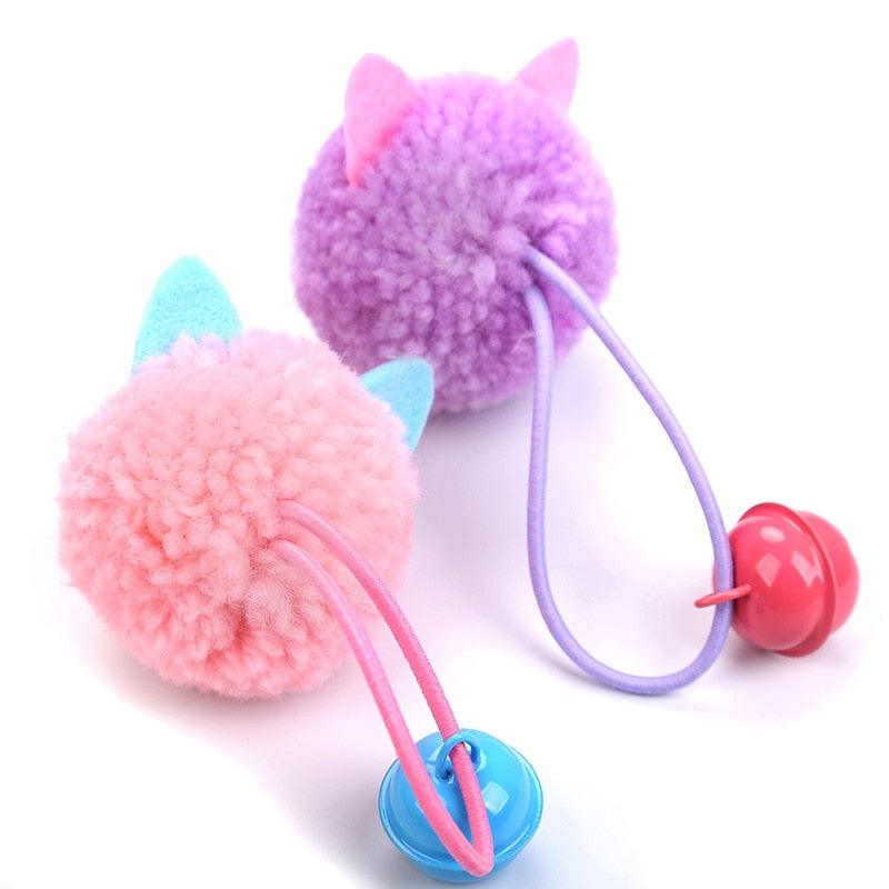Plush Mouse Cat Toys with Bells – Interactive Soft Molar Set