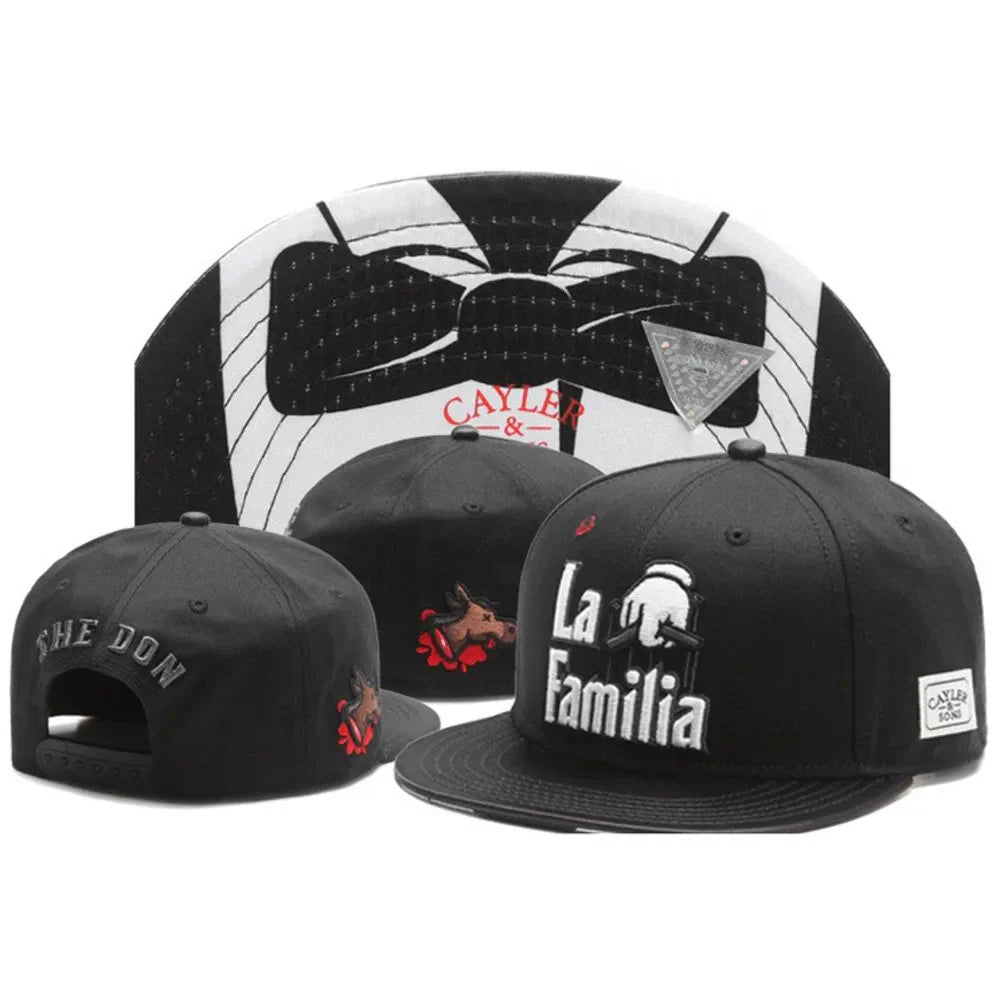 Classic Snapback Hat – Flat Bill Adjustable Baseball Cap