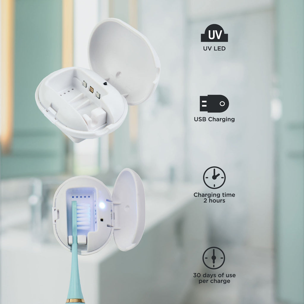 Pursonic UV Toothbrush Sanitizer & Portable Toothbrush Sterilizer Bundle – Dual Protection for a Cleaner Smile Anywhere