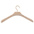 1pc Natural Camphor Wood Hanger Wardrobe Clothing Wide Shoulder Suit Clothes Hang Non-slip Clothes Rack 43x3cm