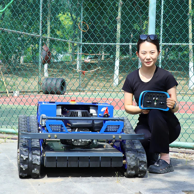 Self-Propelled Remote-Control Lawn Mower – 550mm for Small Gardens