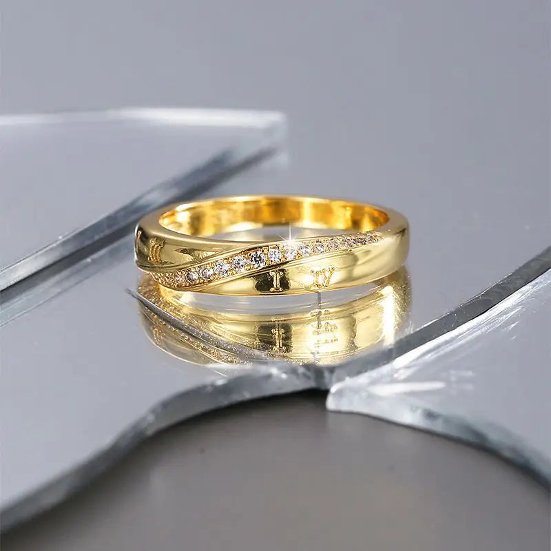 925 Sterling Silve Fashion Wedding Ring For Women Micro Paved Cubiz Zircon Finger Rings Female Engagement Jewelry Accessories