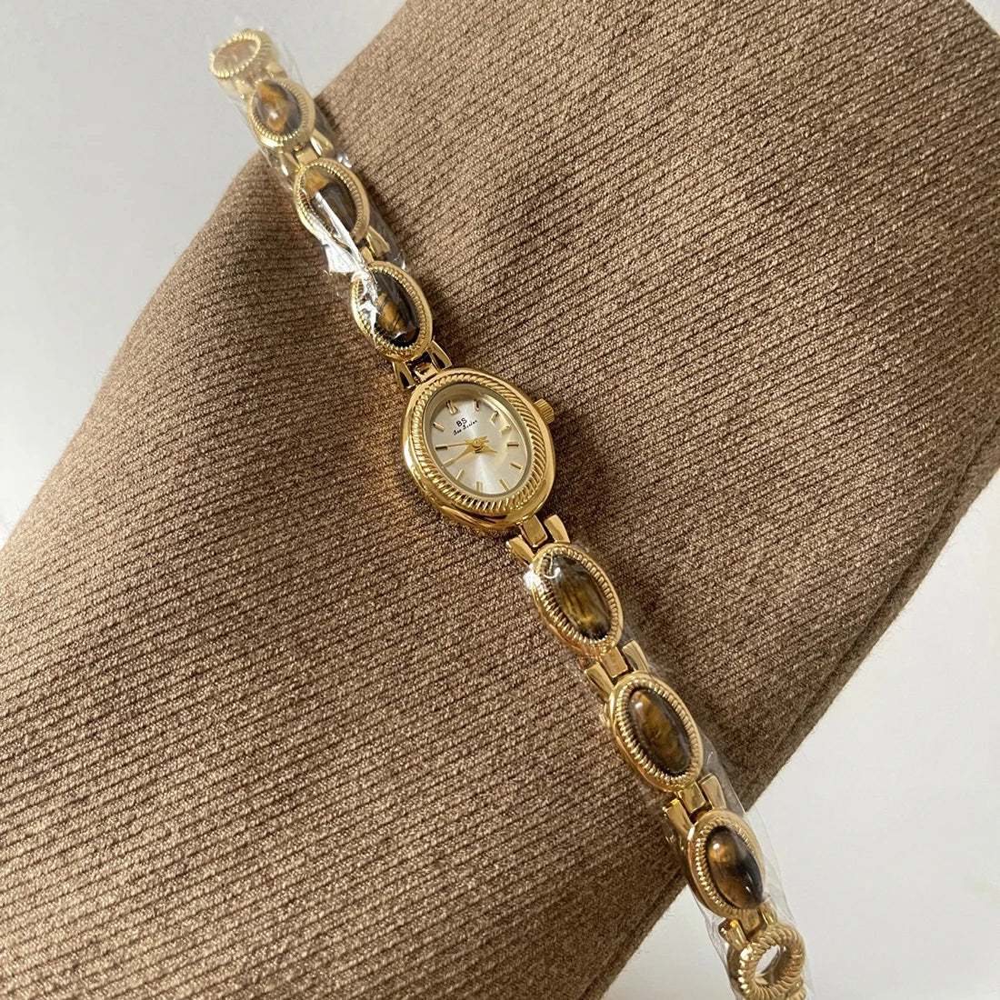 Natural Jade Bracelet Watch Gift Women,Ladies Watches Luxury High Quality Gold Quartz Watches, Elegant Women's Wristwatches