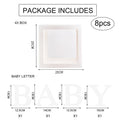25cm BABY Letter Box Balloon Boxes Baby Shower Boy Girl 1st Birthday Party Decoration Kids Babyshower Gender Reveal Party Decor