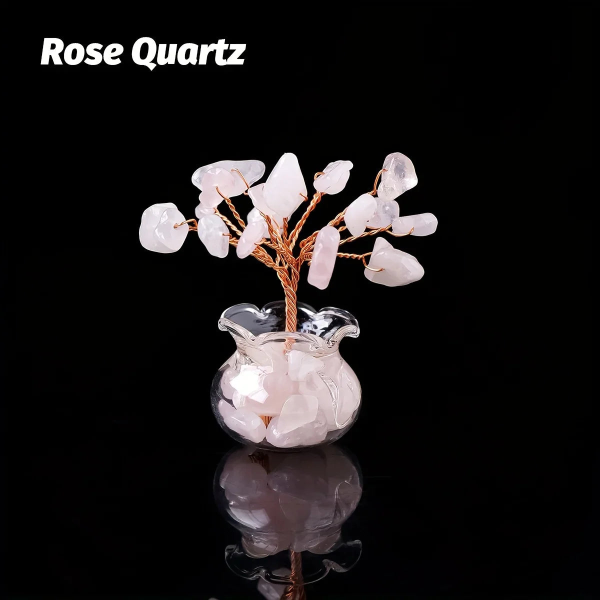 Amethyst Crystal Gravel Tree: Handmade Copper Wire, Healing Stones, Miniature Home Decoration meditation  decoracion