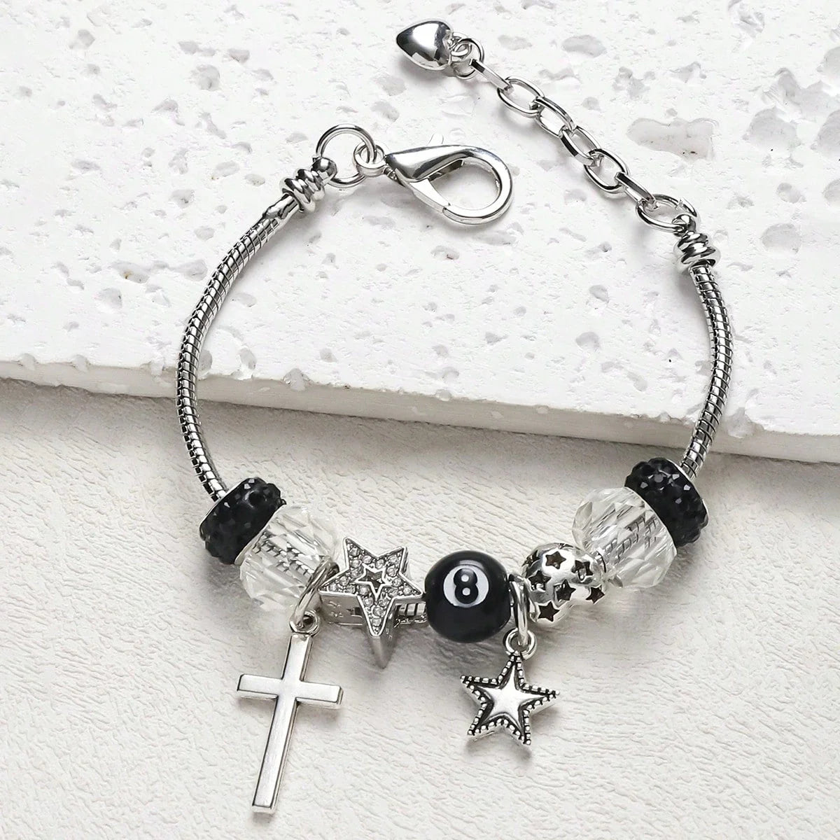 DIY Handmade Hippie Design  Chain  Bracelet Women Metal Star Charms Unisex Adjustable Bracelet