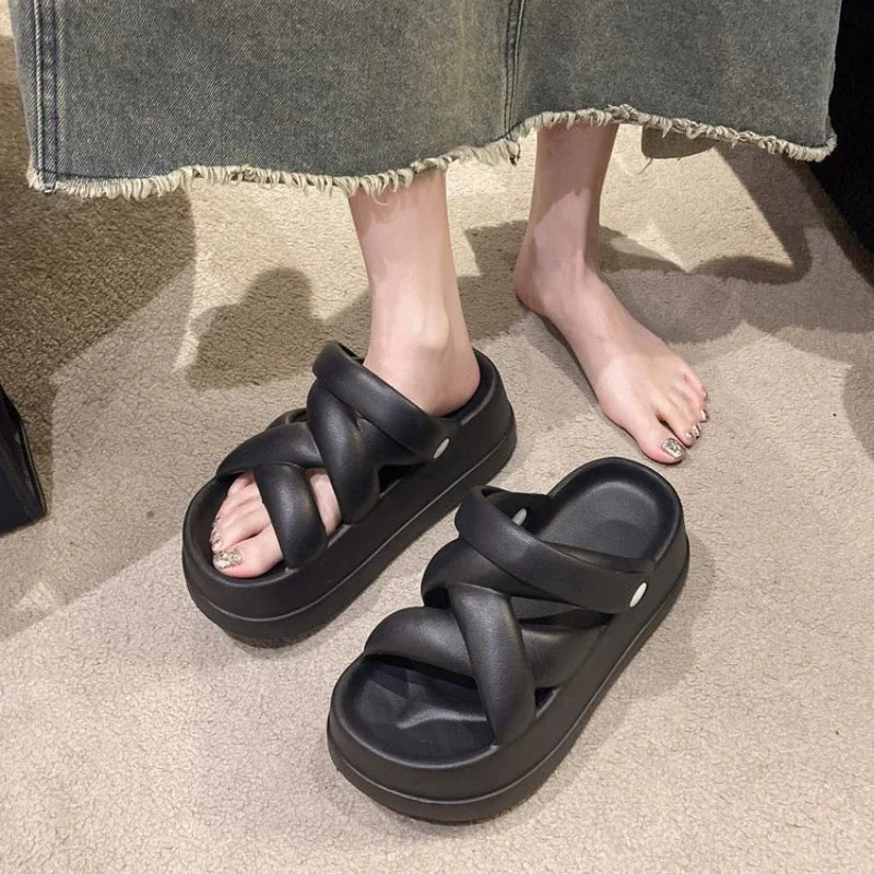 Women's Thick Sole Comfortable Platform Sandals Casual Footwear - Image 5