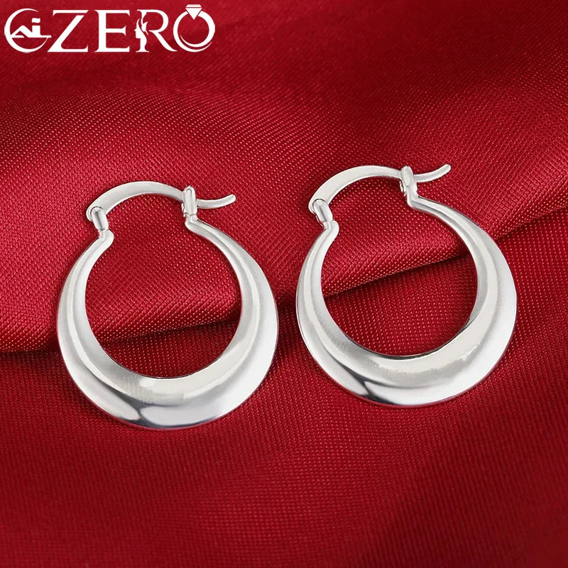 Wholesale hoop 925 Sterling silver cute Earring for women lady wedding beautiful lovely Jewelry nice party noble