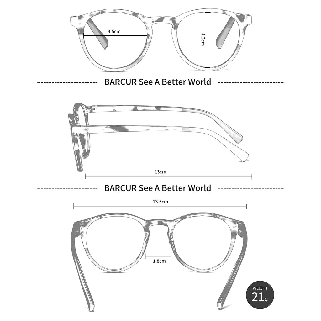 Leopard Print Lightweight Reading Glasses for Men and Women
