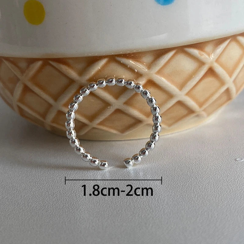 925 Sterling Silver Cross Wound Ring For Women Geometry Simple Vintage Hollow Out Jewelry Party Gift Wholesale Dropshipping