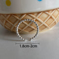 925 Sterling Silver Cross Wound Ring For Women Geometry Simple Vintage Hollow Out Jewelry Party Gift Wholesale Dropshipping