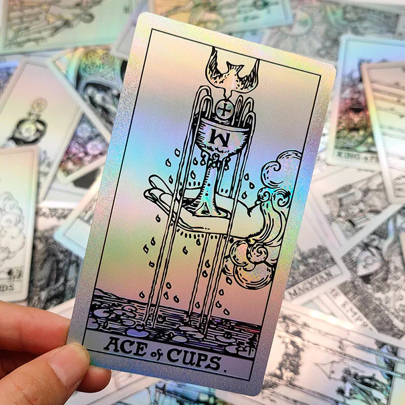 Predictive Divination Cards Astrological Tarot Cards With Gold Foil Technique Deluxe Board Game Gift Set