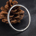 925 Sterling Silver 4MM Bangle Bracelets For Women Luxury Quality Jewelry Wholesale   Jewellery