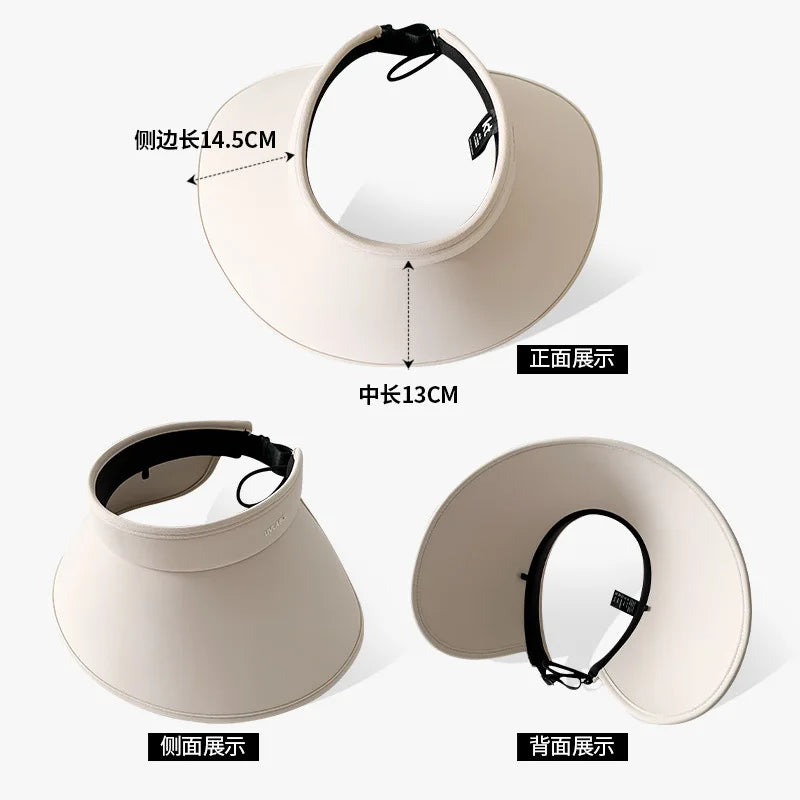 Wide Brim Floppy Sun Visor Hat for UV Protection - Image 5